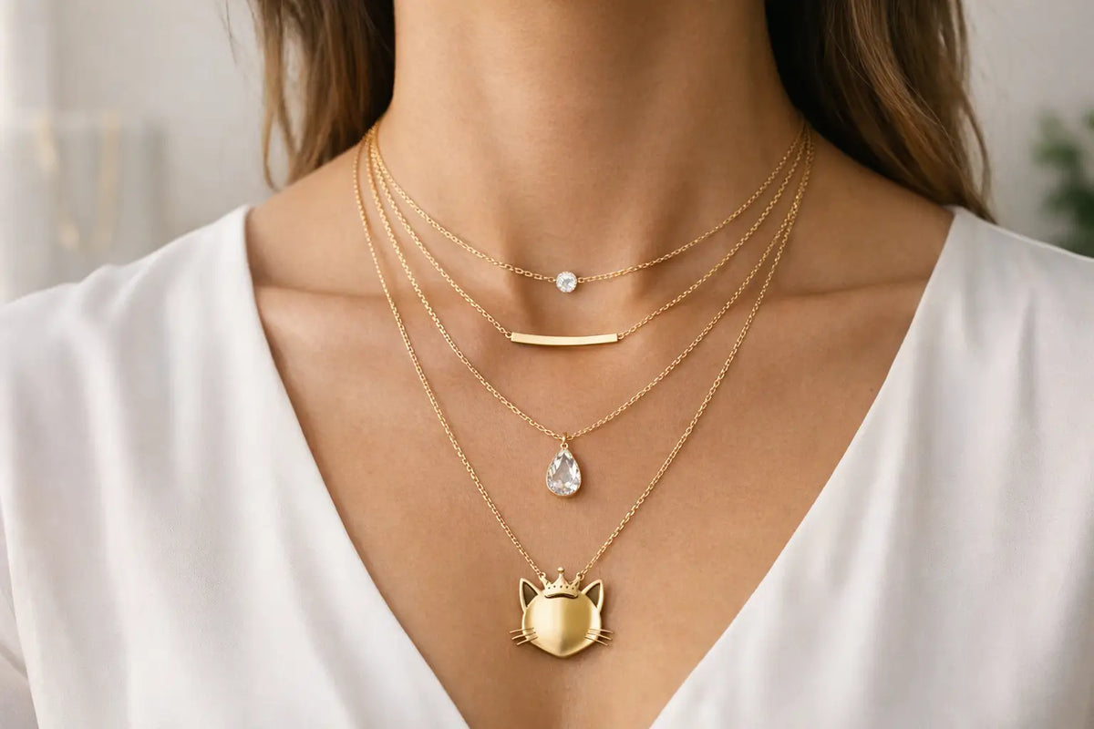 A Guide to Pendant Necklace Lengths That Flatter