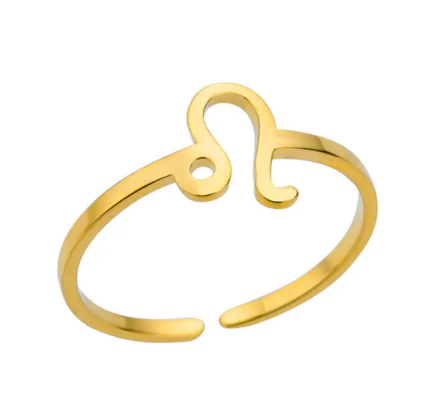 Zodiac Constellation Ring | 18K Gold Plated | Gemini Lulu