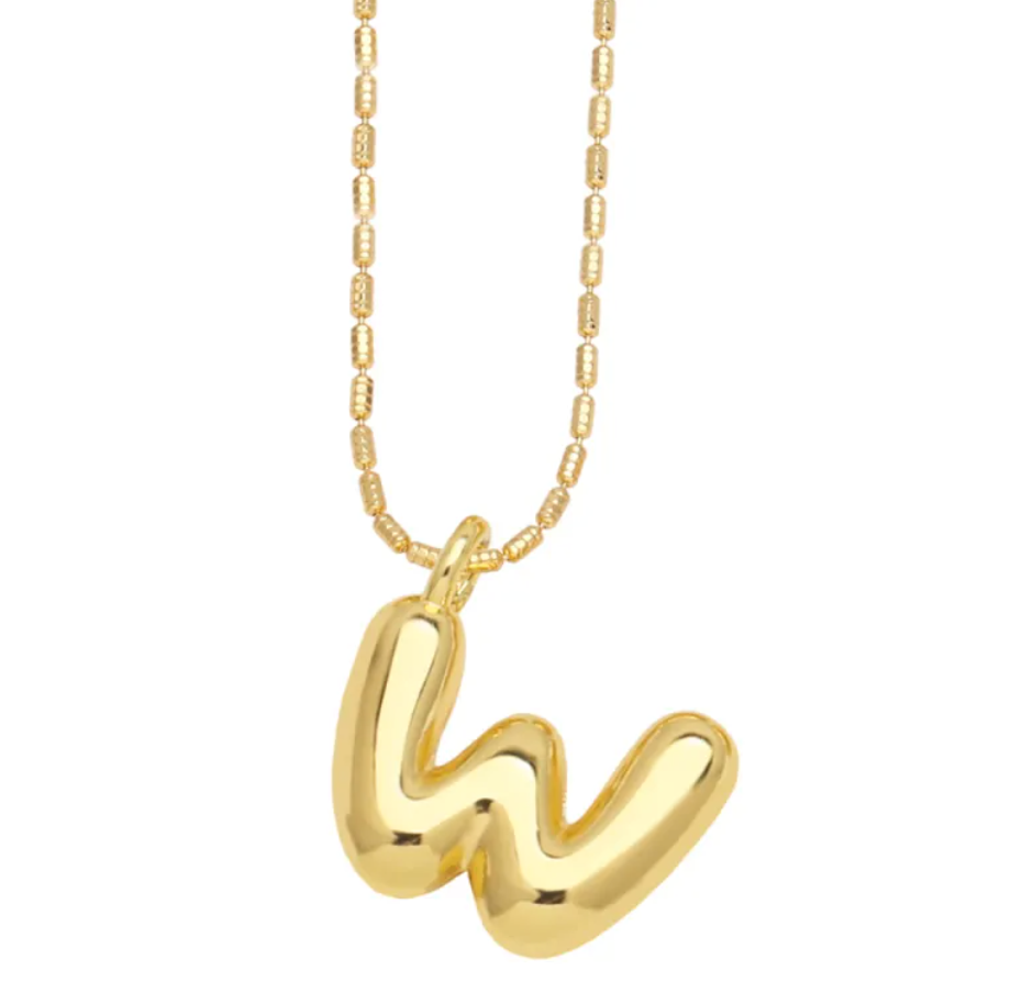 Personalised Gold Letter Bracelet | 18K Gold Plated | Gemini Lulu