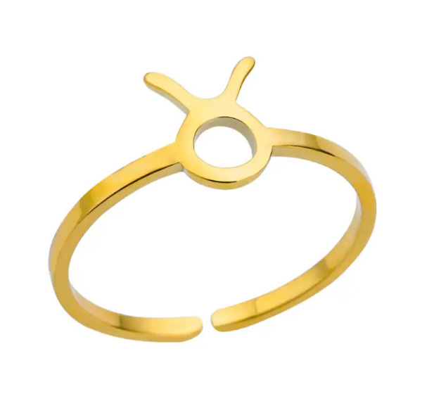 Zodiac Constellation Ring | 18K Gold Plated | Gemini Lulu