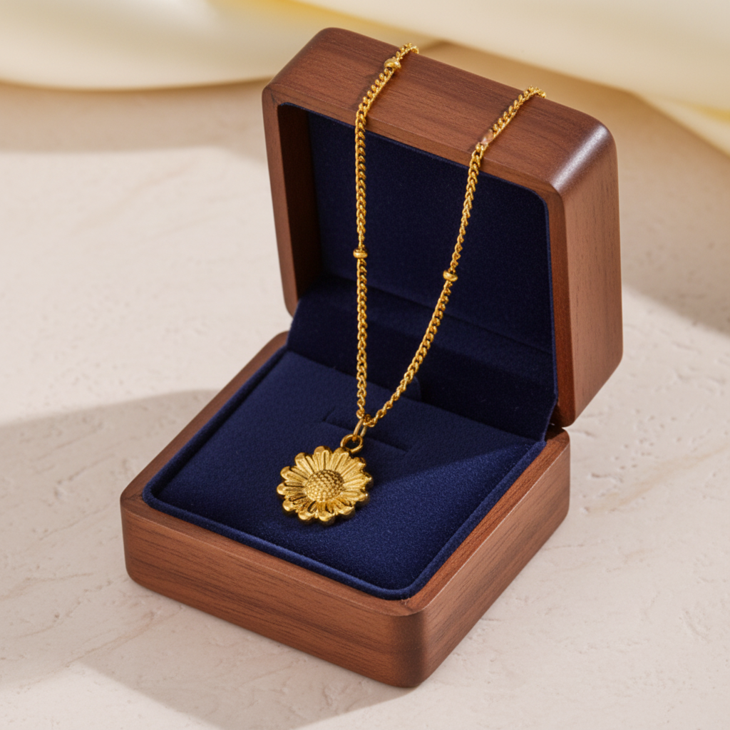 Gemini Lulu Daisy 18K Gold-Plated Necklace