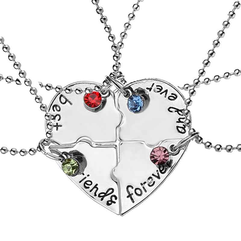 Gemini Lulu Friendship Pendant Necklace Set of 2
