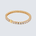 Gemini Lulu Silver Crystal Diamond Hip Hop Bracelet for Women