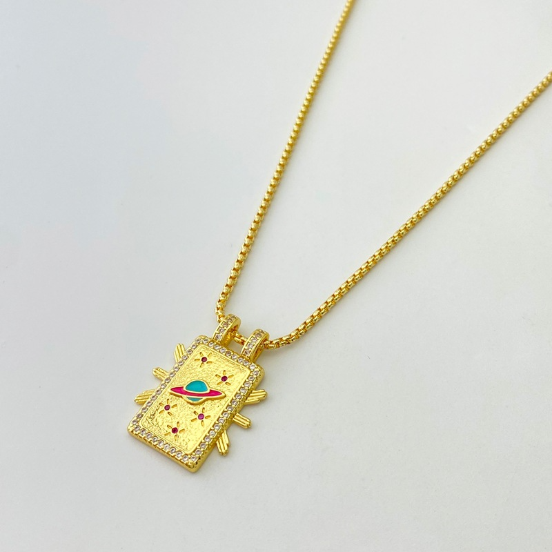Gilded Tarot Pendant Gemini Lulu - Gemini Lulu