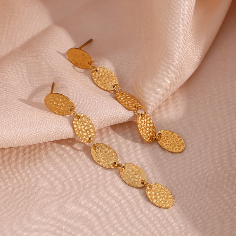 18K Gold Oval Hoop Earrings | Gold Plated | Gemini Lulu