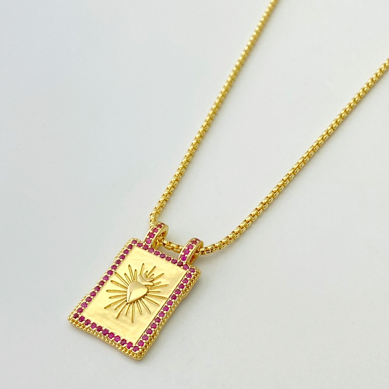 Gilded Tarot Pendant Gemini Lulu - Gemini Lulu