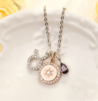 Zodiac Constellation Choker Necklace | Alloy | Gemini Lulu