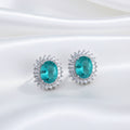 Gemstone Drop Earrings | ParaÃ­ba Tourmaline Inspired | Gemini Lulu - Gemini Lulu