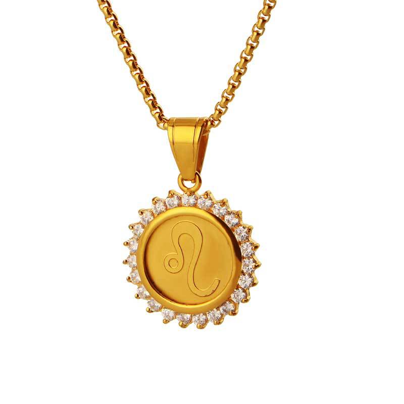 Zodiac Constellation Pendant Necklace | 18K Gold Plated | Gemini Lulu