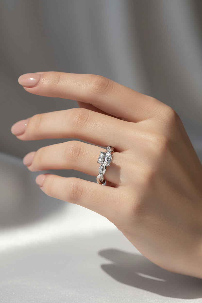 Geometric Ring | 18K Gold Plated | Gold, Silver & Rose Gold | Gemini Lulu