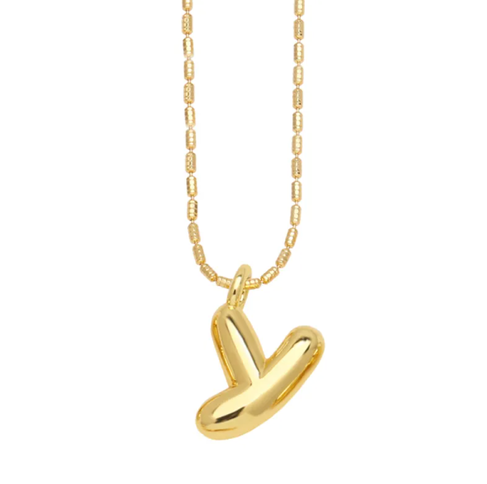 Personalised Gold Letter Bracelet | 18K Gold Plated | Gemini Lulu