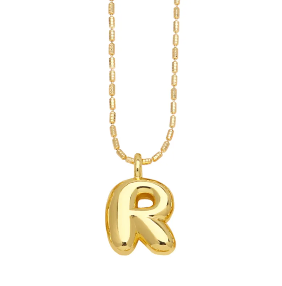 Personalised Gold Letter Bracelet | 18K Gold Plated | Gemini Lulu
