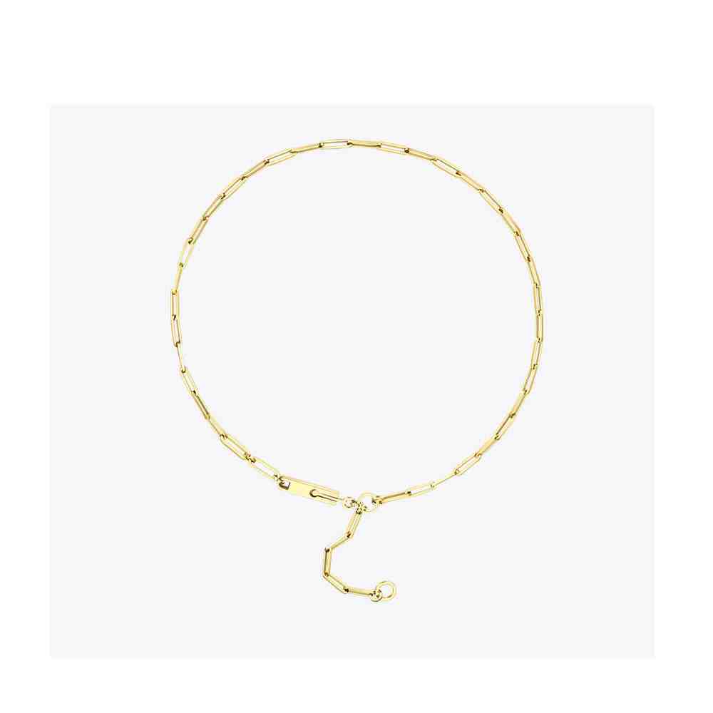 Effortlessly Chic Minimalist Paperclip Necklace – Gemini Lulu Design