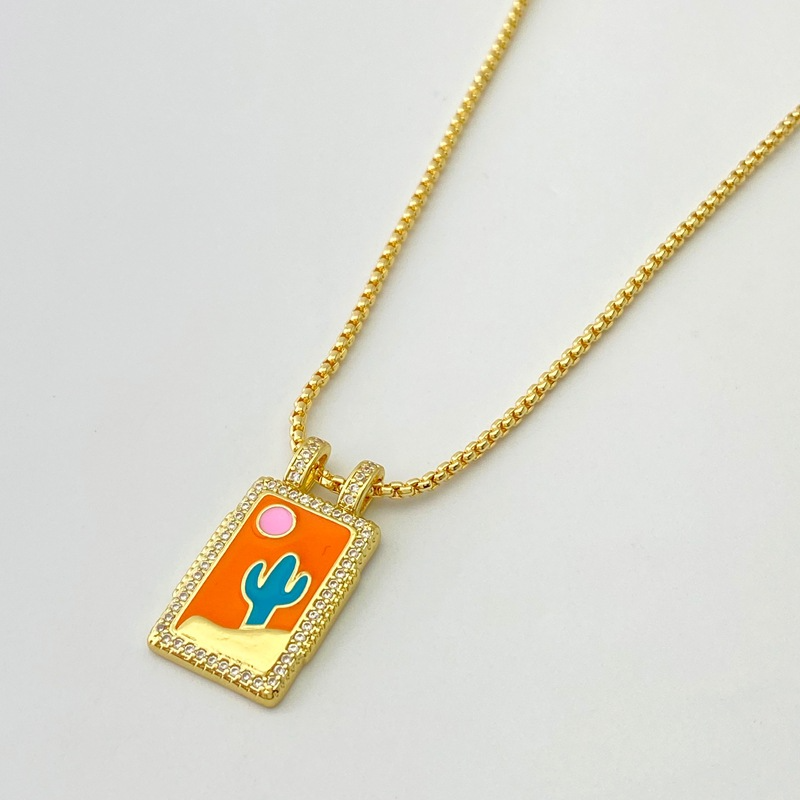 Gilded Tarot Pendant Gemini Lulu - Gemini Lulu
