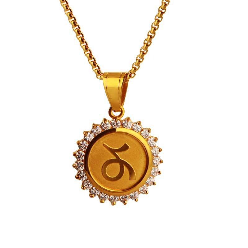 Zodiac Constellation Pendant Necklace | 18K Gold Plated | Gemini Lulu