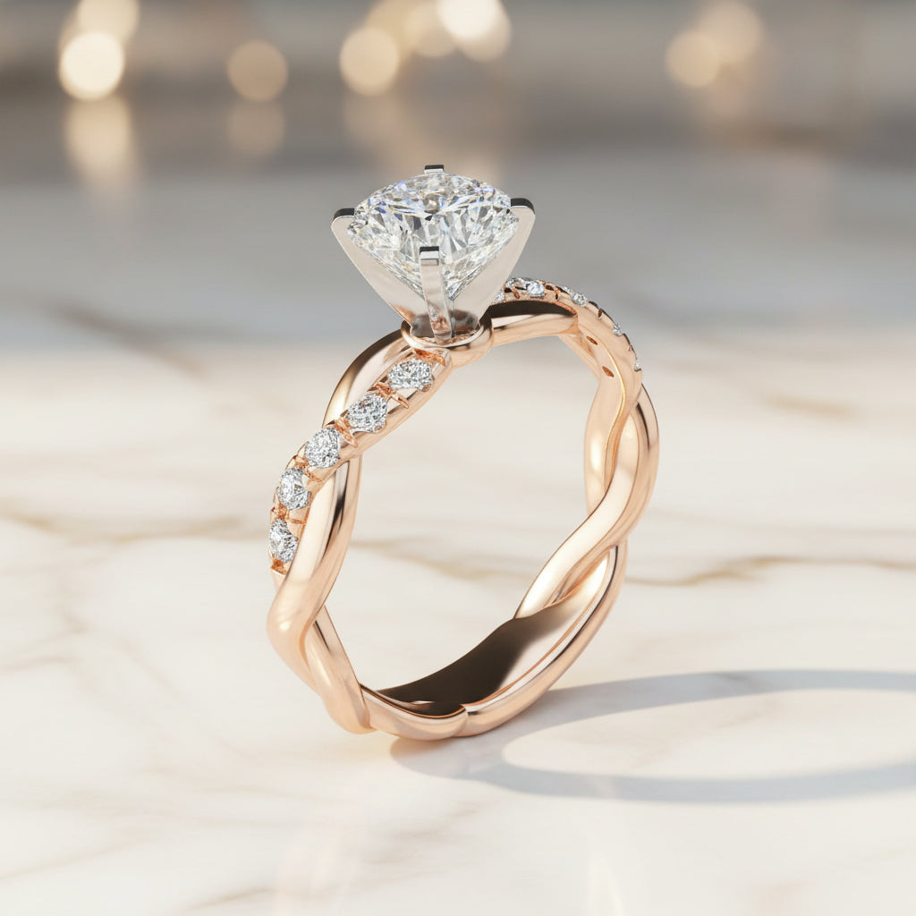Geometric Ring | 18K Gold Plated | Gold, Silver & Rose Gold | Gemini Lulu