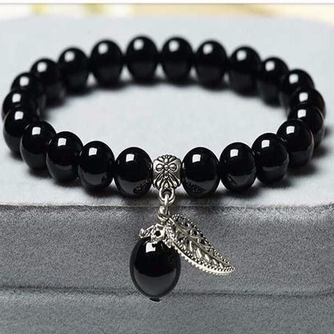 Handmade Cat's Eye Stone Natural Crystal Bracelet