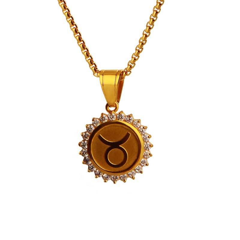 Zodiac Constellation Pendant Necklace | 18K Gold Plated | Gemini Lulu