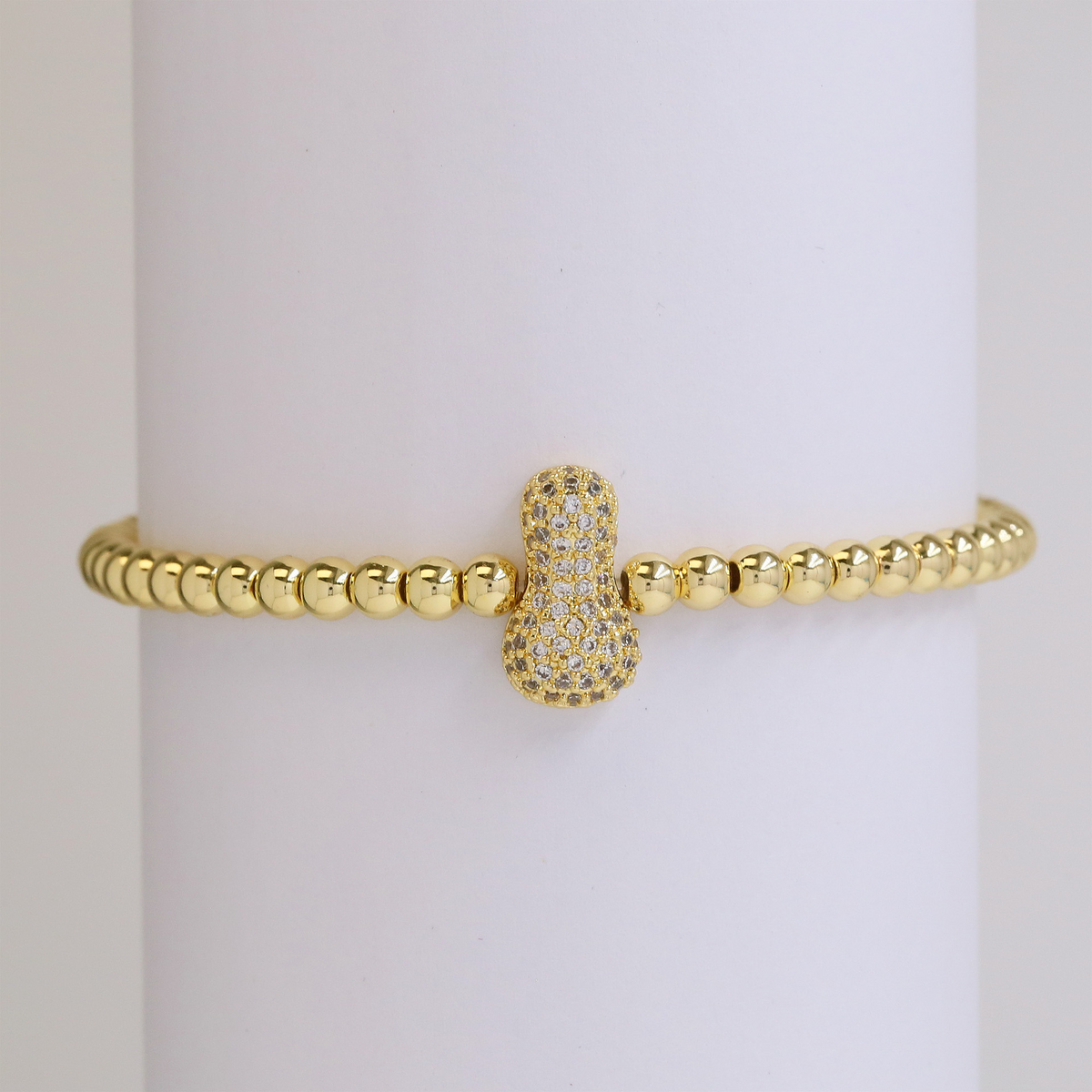 Personalised Gold Letter Bracelet | 18K Gold Plated | Gemini Lulu
