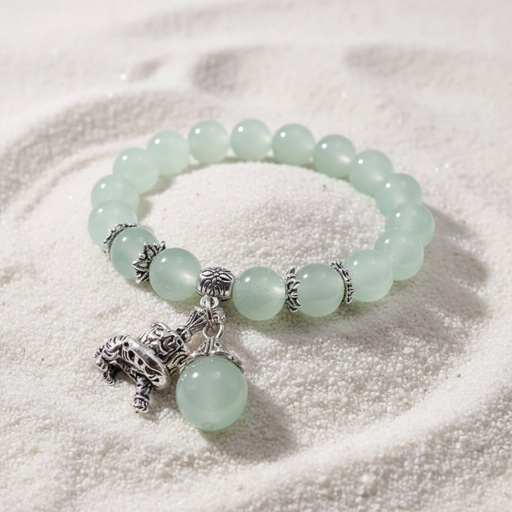 Handmade Cat's Eye Stone Natural Crystal Bracelet