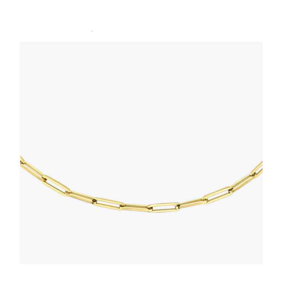 Effortlessly Chic Minimalist Paperclip Necklace – Gemini Lulu Design