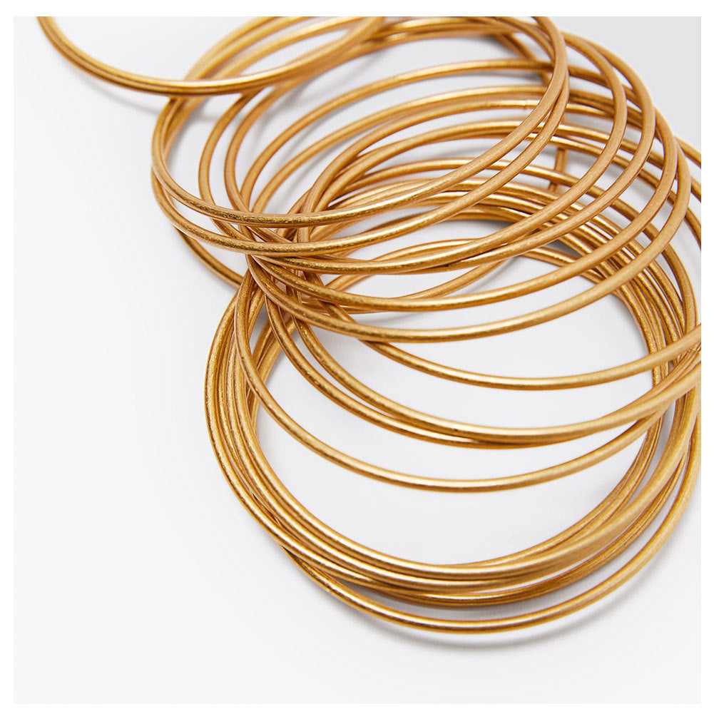 18K Gold-Plated Bangle Bracelet for Women | Gemini Lulu - Gemini Lulu