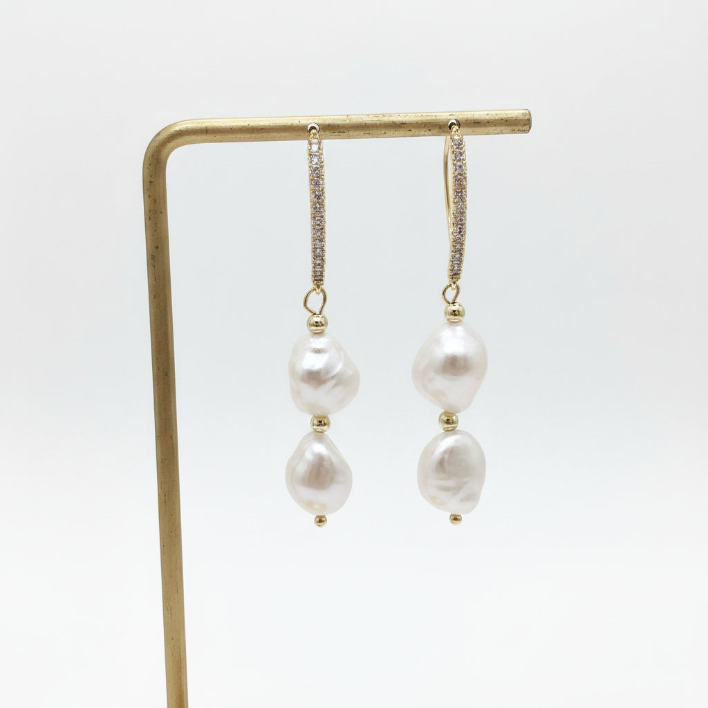 Gemini Lulu Baroque Freshwater Pearl Multi-Pearl Ring