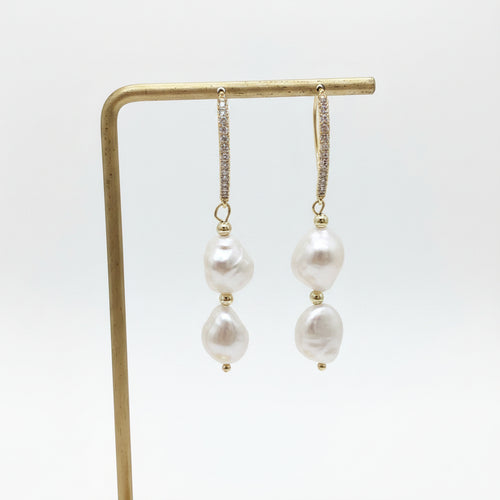 Gemini Lulu Baroque Freshwater Pearl Multi-Pearl Ring