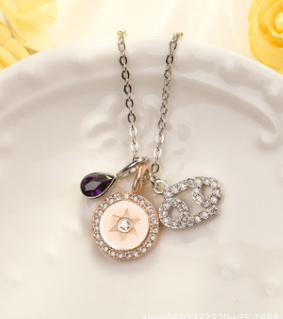Zodiac Constellation Choker Necklace | Alloy | Gemini Lulu