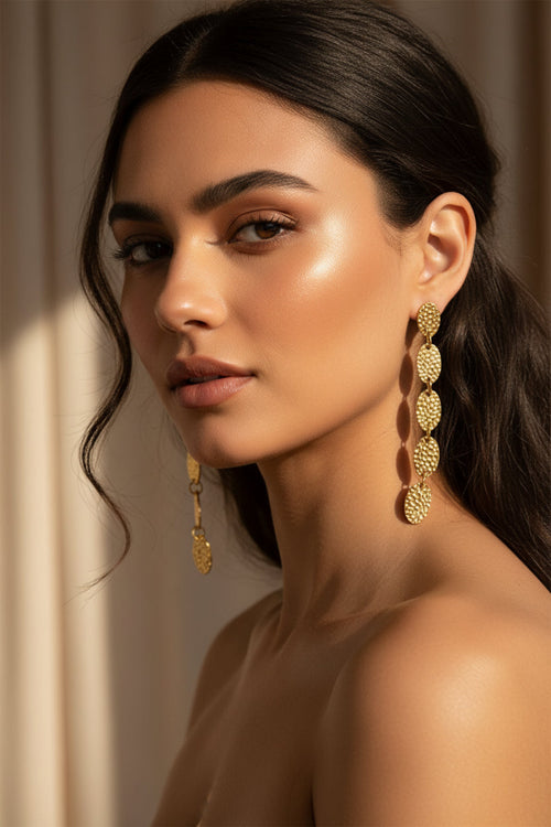 5 pieced long earring 