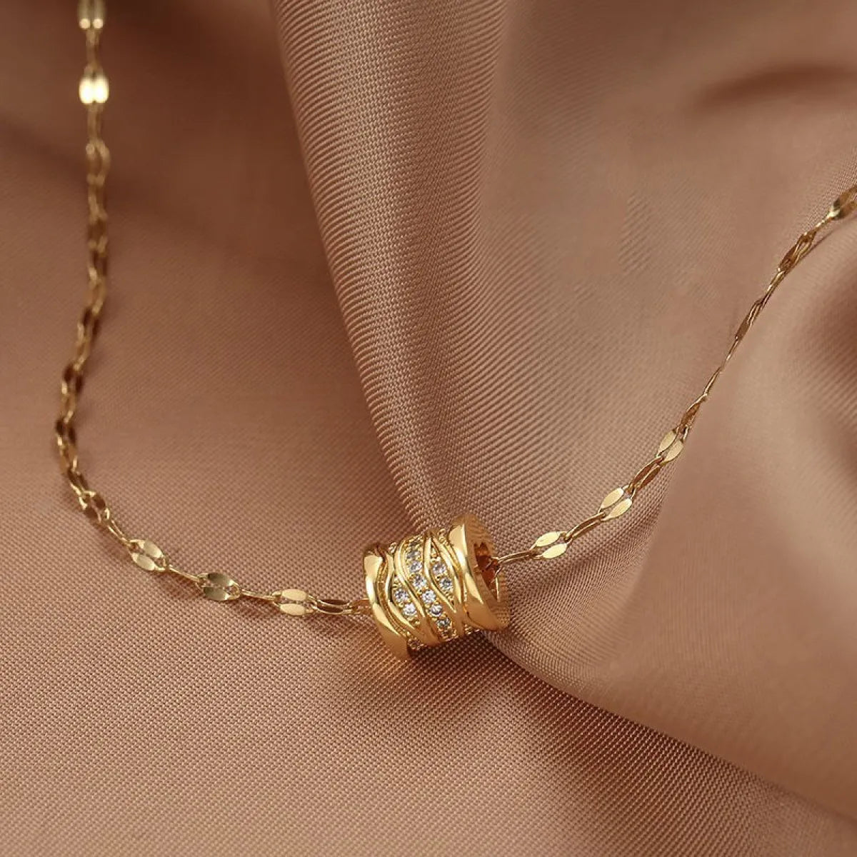 Gold Plated Clavicle Necklace | Titanium Steel | Gemini Lulu
