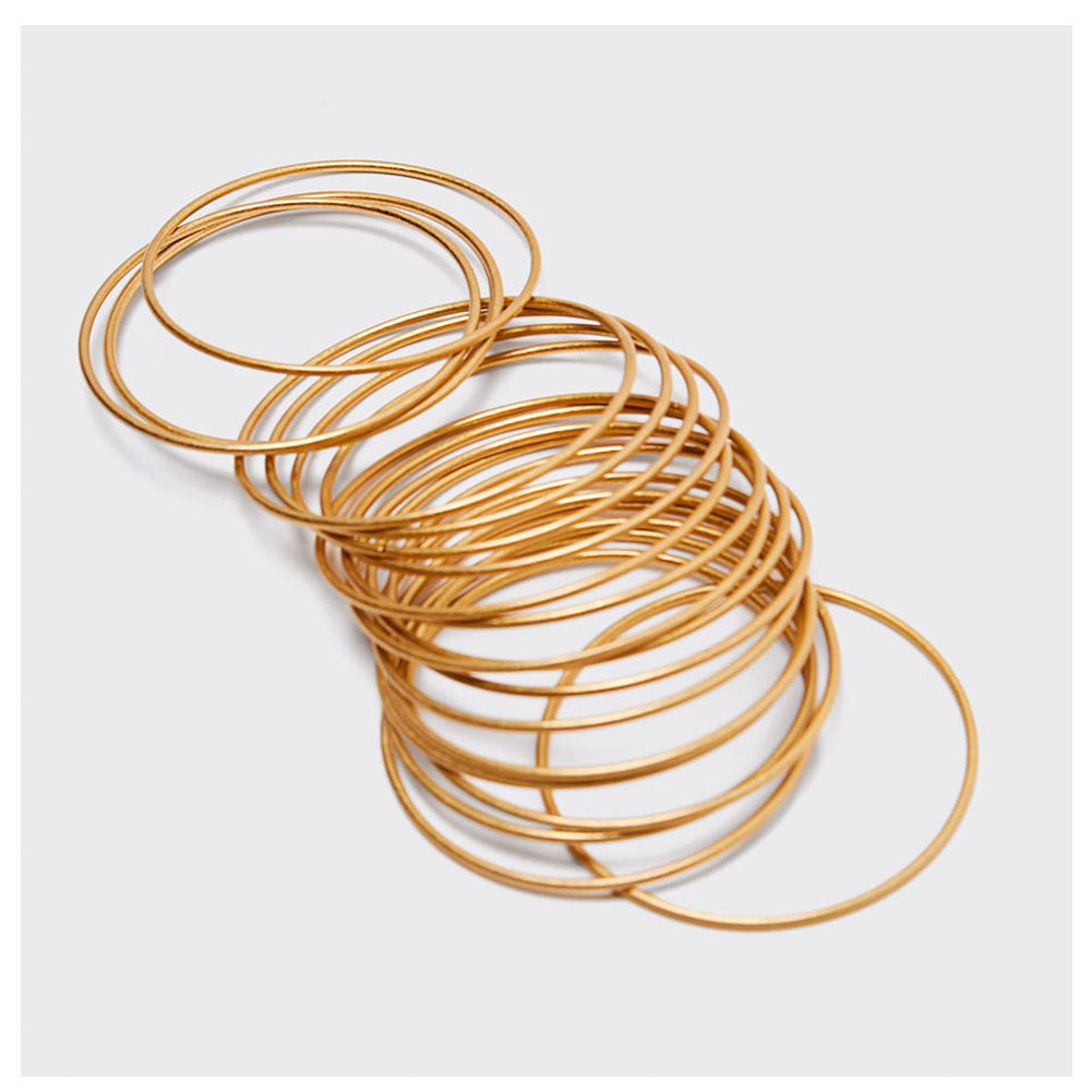 18K Gold-Plated Bangle Bracelet for Women | Gemini Lulu - Gemini Lulu