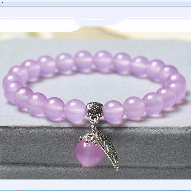 Handmade Cat's Eye Stone Natural Crystal Bracelet