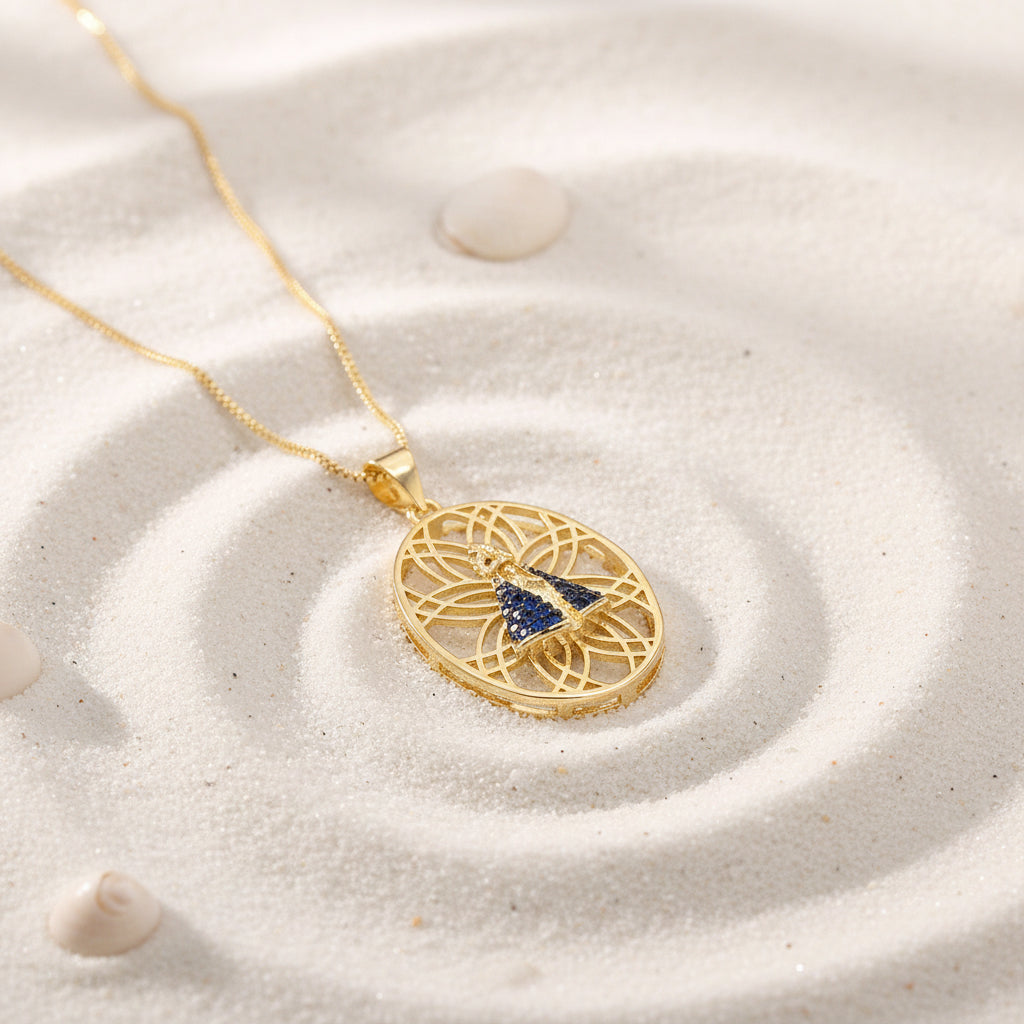 Gold Plated Zircon Cross French Retro Style | Gemini Lulu