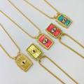 Gilded Tarot Pendant Gemini Lulu - Gemini Lulu