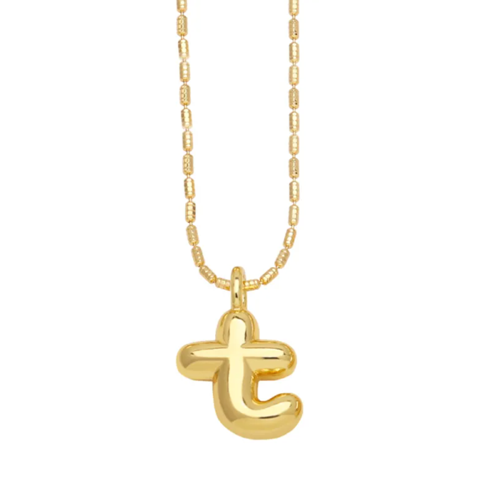 Personalised Gold Letter Bracelet | 18K Gold Plated | Gemini Lulu