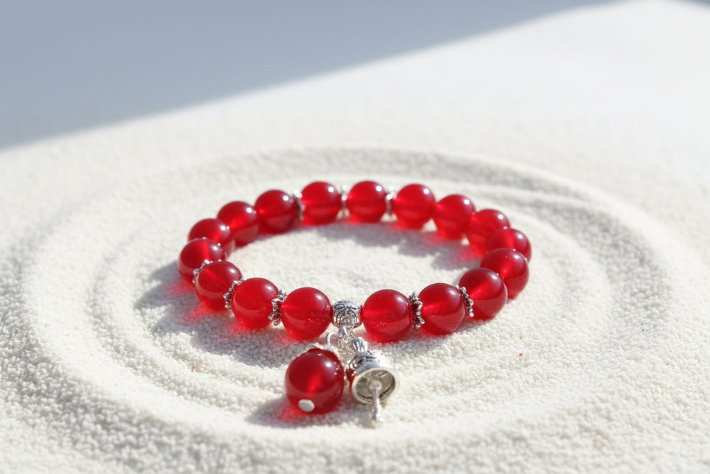 Handmade Cat's Eye Stone Natural Crystal Bracelet