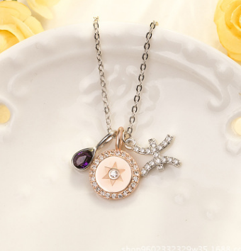 Zodiac Constellation Choker Necklace | Alloy | Gemini Lulu
