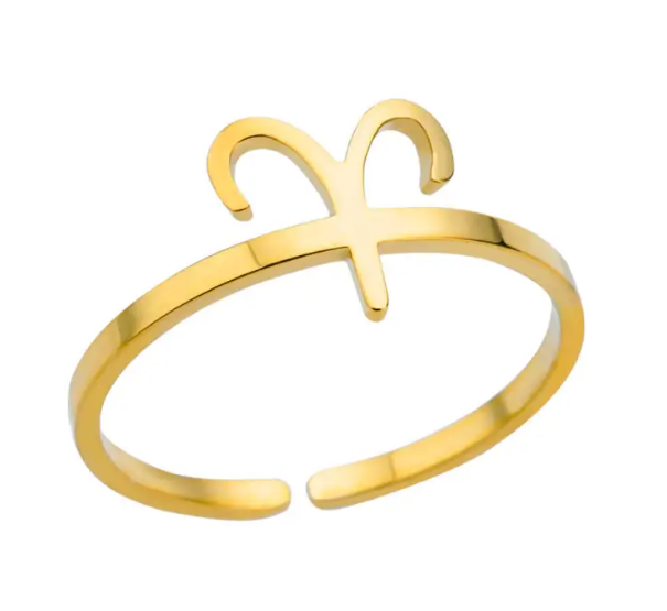 Zodiac Constellation Ring | 18K Gold Plated | Gemini Lulu
