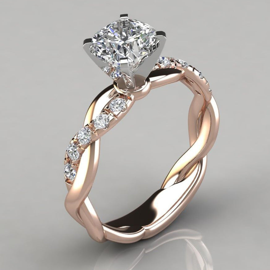 Geometric Ring | 18K Gold Plated | Gold, Silver & Rose Gold | Gemini Lulu