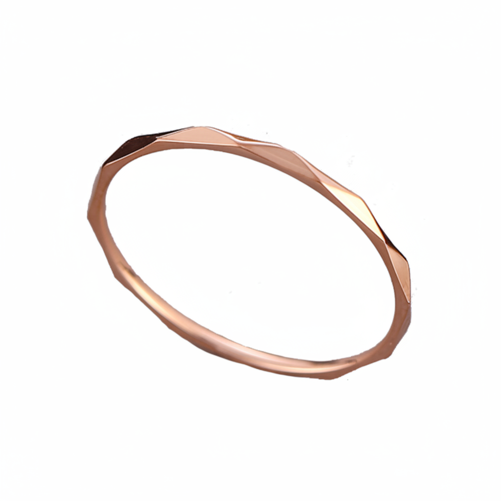Copper Cuff Bracelet White