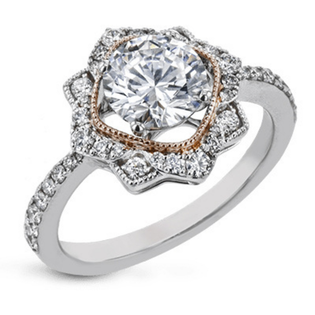 Dual-Tone Ring | 18K Rose Gold Plated | Gemini Lulu