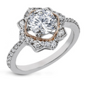 Dual-Tone Ring | 18K Rose Gold Plated | Gemini Lulu