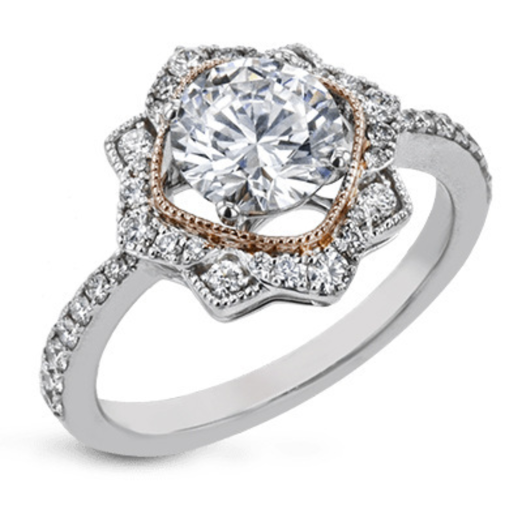 Dual-Tone Ring | 18K Rose Gold Plated | Gemini Lulu