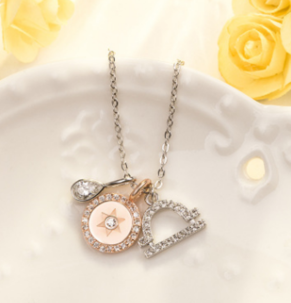 Zodiac Constellation Choker Necklace | Alloy | Gemini Lulu