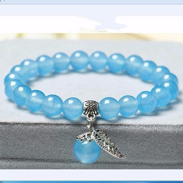 Handmade Cat's Eye Stone Natural Crystal Bracelet
