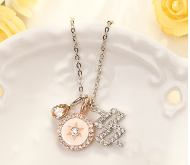 Zodiac Constellation Choker Necklace | Alloy | Gemini Lulu