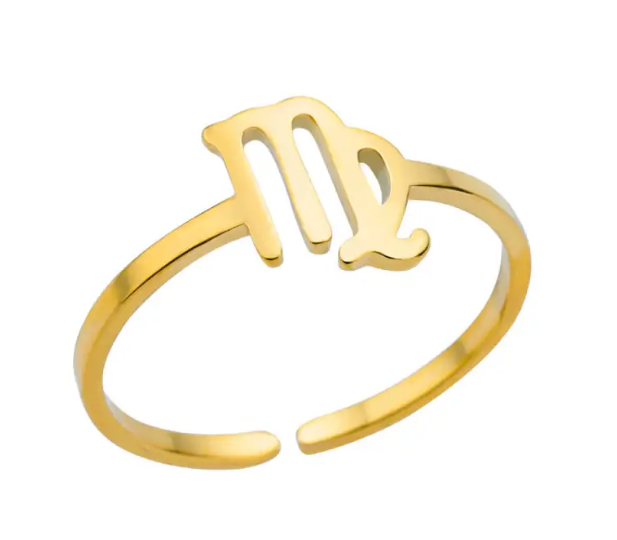 Zodiac Constellation Ring | 18K Gold Plated | Gemini Lulu