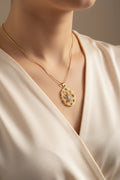 Gold Plated Zircon Cross French Retro Style | Gemini Lulu