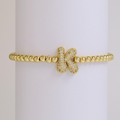 Personalised Gold Letter Bracelet | 18K Gold Plated | Gemini Lulu